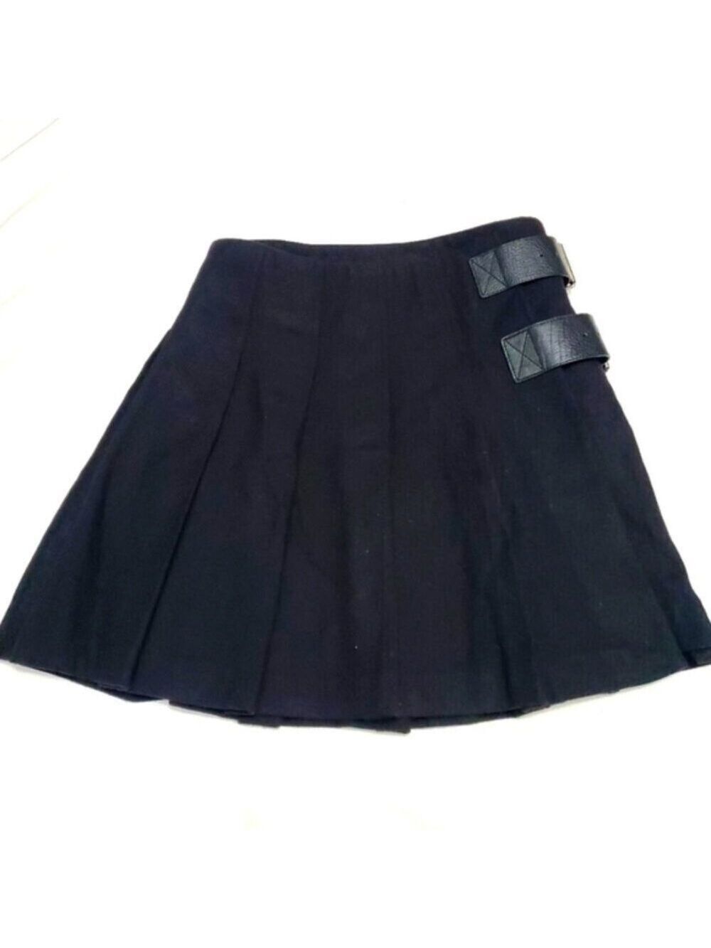Authentic Burberry Wrap Wool Skirt - Picture 2 of 10